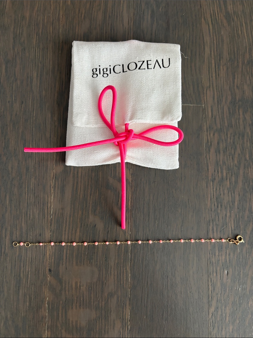 Gigi Clozeau classic bracelet color Saumon